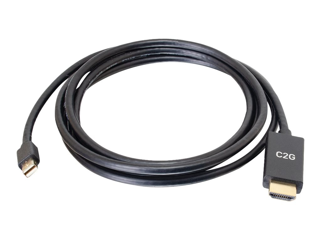 C2G 6ft Mini DisplayPort to HDMI Cable - Mini DP to HDMI Ad