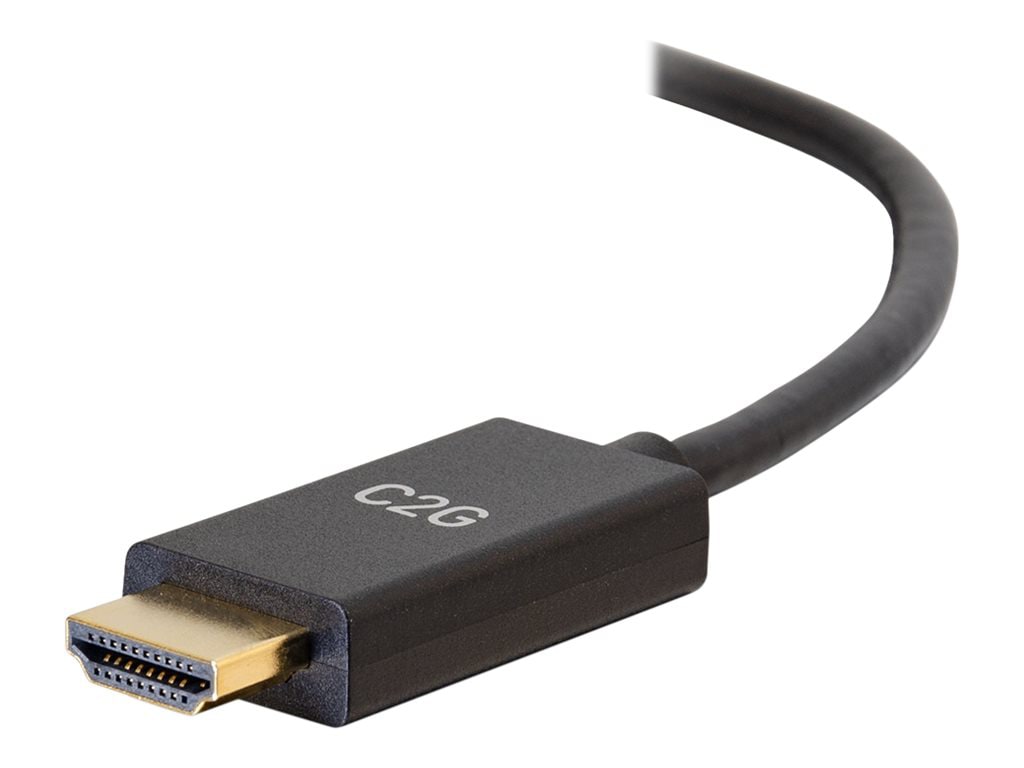 C2G 10ft Mini DisplayPort to HDMI Cable - Mini DP to HDMI Adapter - DisplayPort 1.2a HDMI 1.4b - 4K 30Hz - M/M