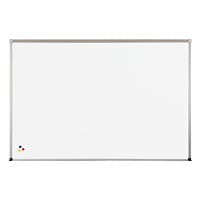MooreCo Essentials Porcelain Steel Whiteboard with ABC Trim & Map Rail