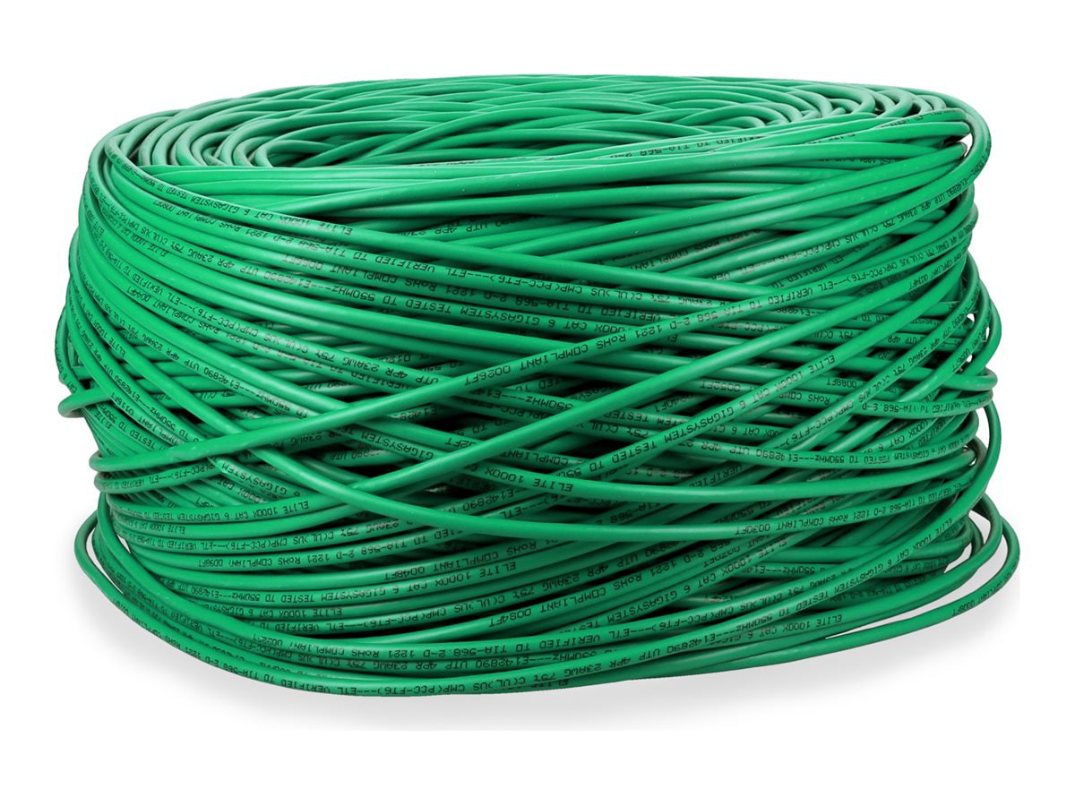 Proline bulk cable - 1000 ft - green