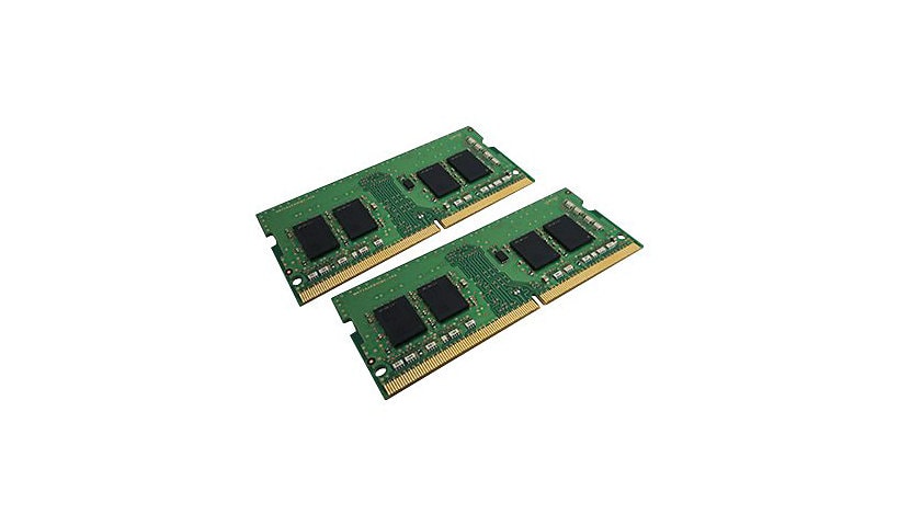 Total Micro - DDR4 - kit - 16 GB: 2 x 8 GB - SO-DIMM 260-pin - 2400 MHz / PC4-19200 - unbuffered