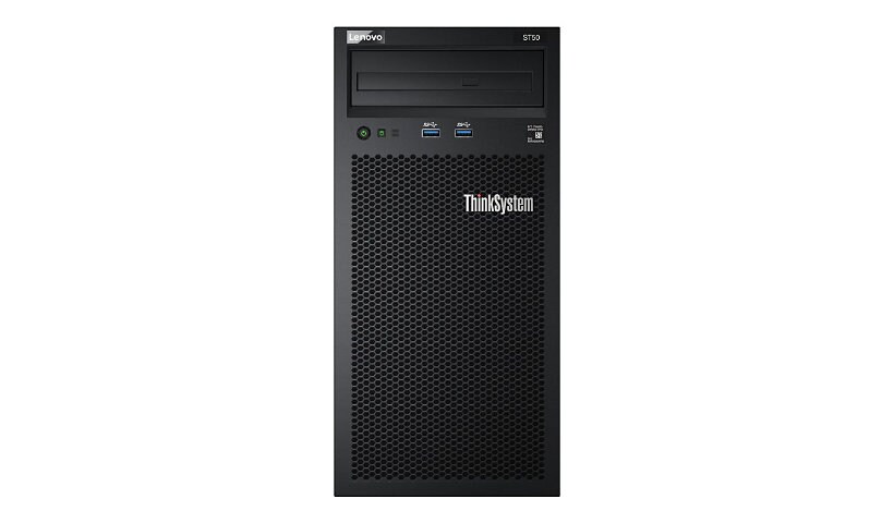 Lenovo ThinkSystem ST50 - tower - Xeon E-2124G 3.4 GHz - 8 GB - HDD 2 x 1 T