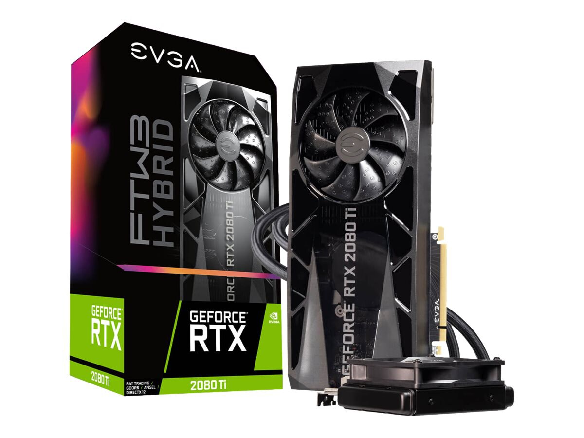 EVGA GeForce RTX 2080 Ti FTW3 Hybrid Gaming - Graphics Card - GF RTX ...