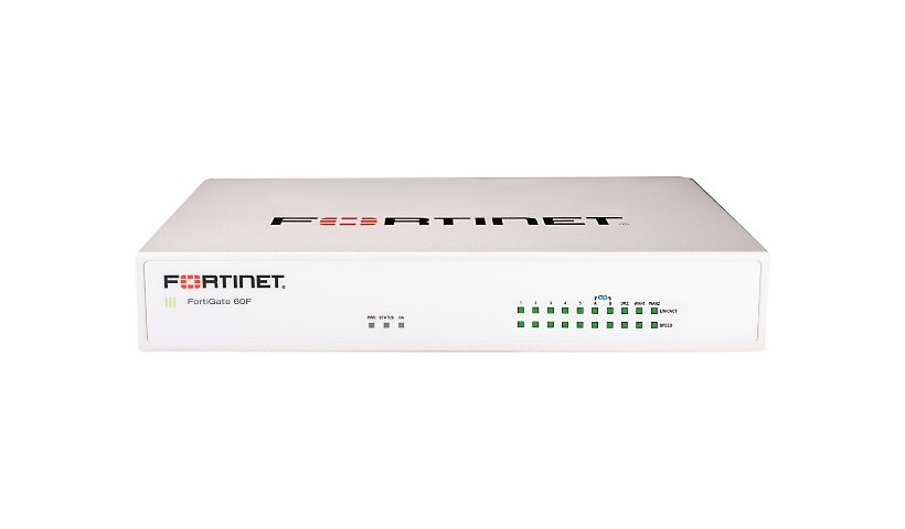 Fortinet FortiGate 61F - security appliance - with 5 years FortiCare 24X7 Comprehensive Support + 5 years FortiGuard