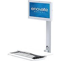 Enovate Medical e997 Wall Arm Kit with eDesk for 32" Track LCD Display