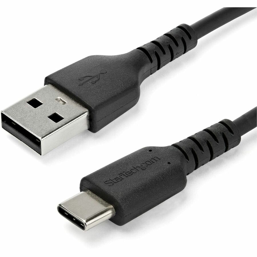 StarTech.com 3.3ft (1m) USB-A to USB-C Fast Charging Cable, Rugged, Charge