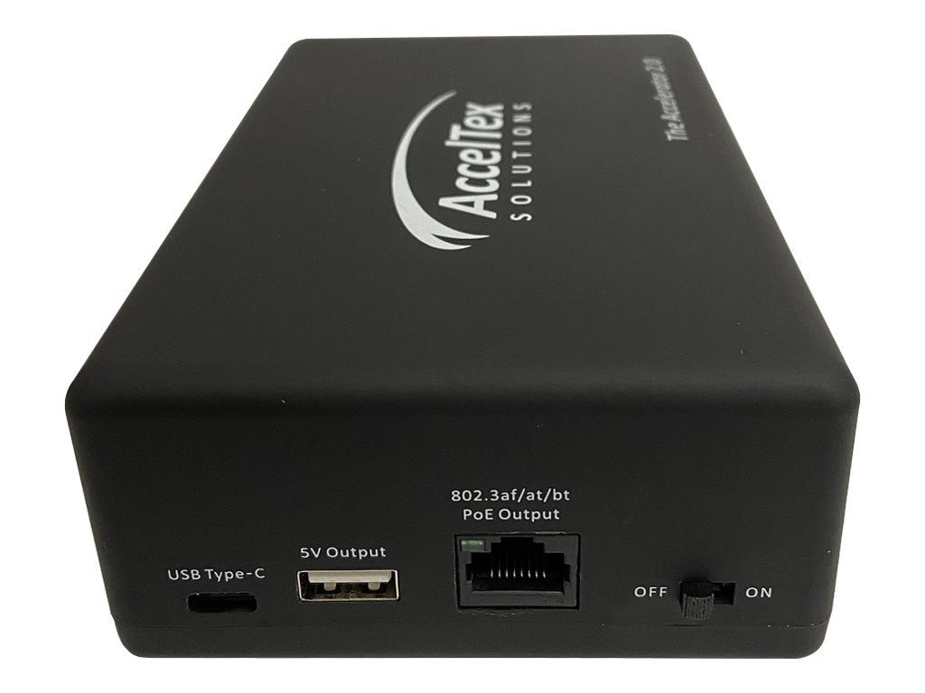AccelTex Solutions The Accelerator - v2 - external battery pack / power adapter / PoE injector - Li-Ion - 7500 mAh -