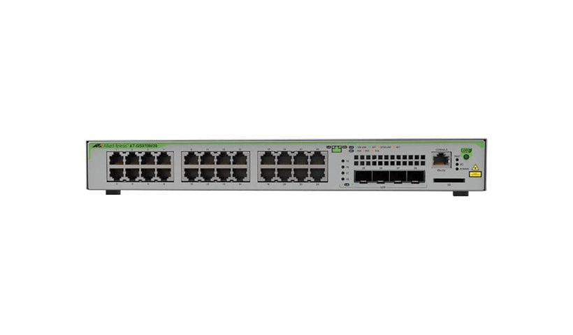 Allied Telesis CentreCOM AT-GS970M/28PS - switch - 28 ports - managed