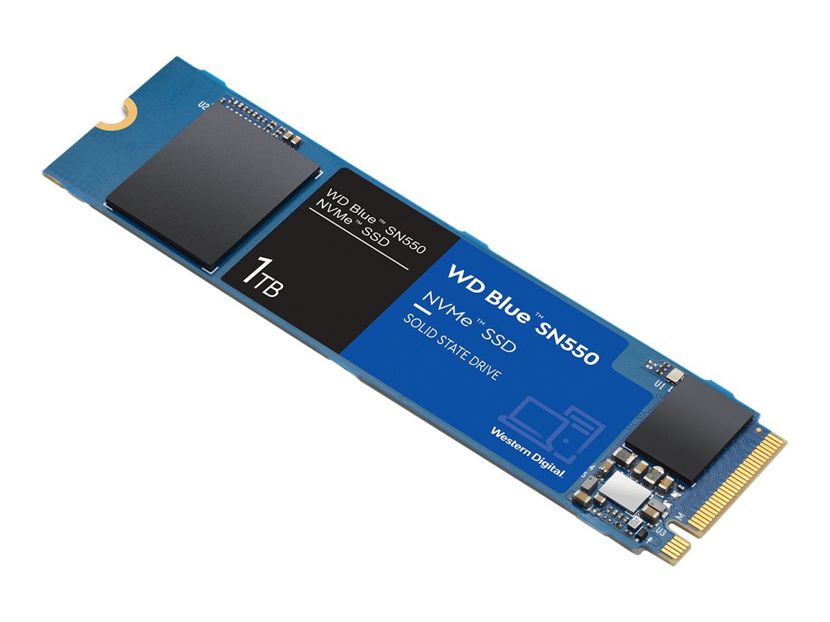 WD Blue SN550 NVMe SSD WDS100T2B0C - SSD - 1 TB - PCIe 3.0 x4 (NVMe)