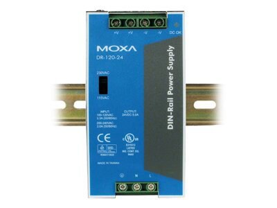 Moxa DR-120-24 - power supply - 120 Watt