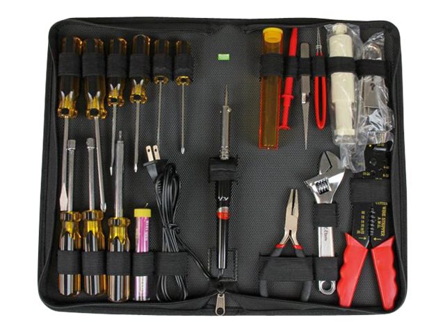 StarTech.com 19 Piece Computer Tool Kit - PC Toolkit in a Zippered Vinyl Casing (CTK500) - tool kit
