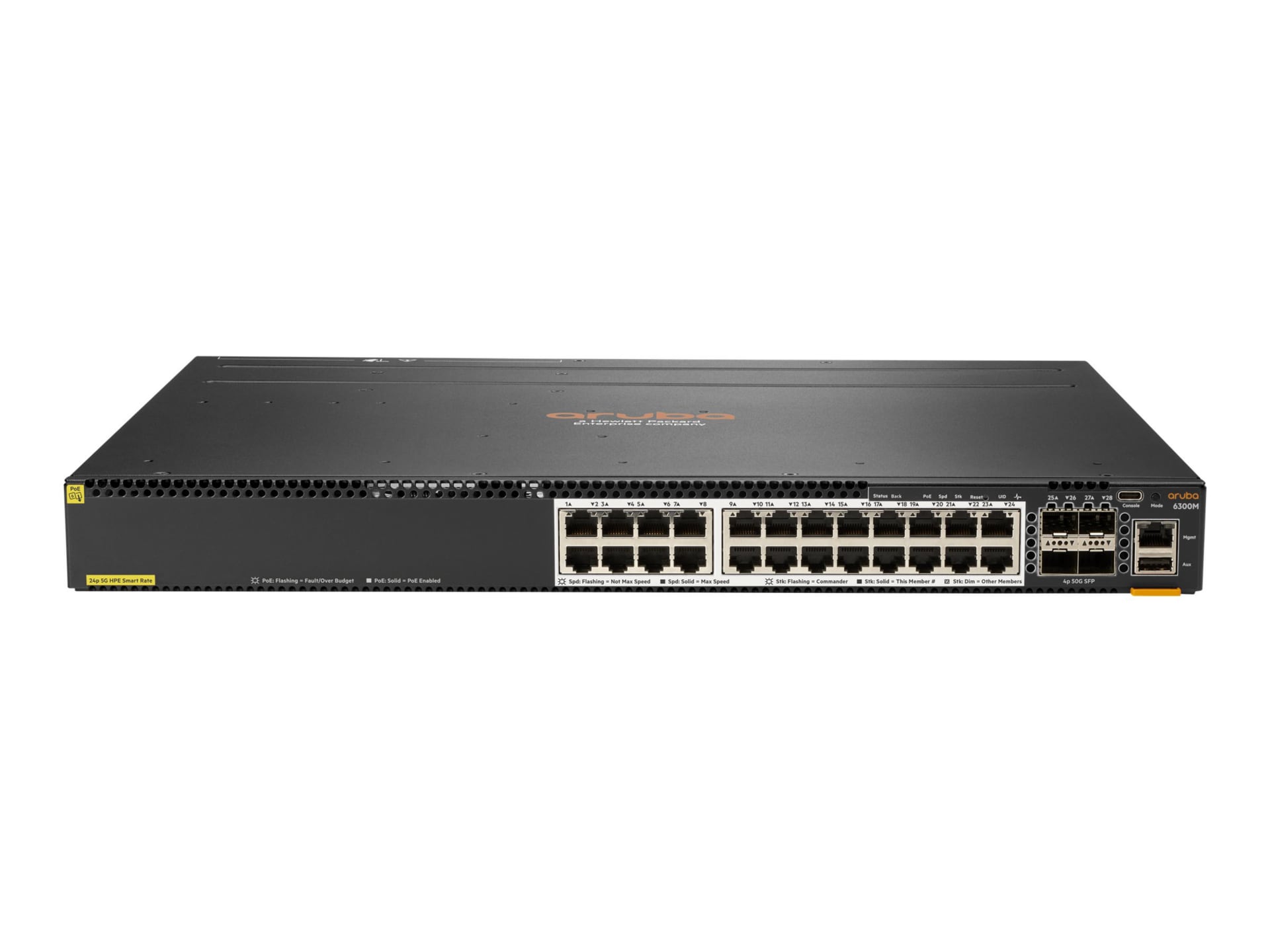 HPE Aruba 6300M - switch - 24 ports - managed - rack-mountable