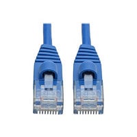 Eaton Tripp Lite Series Cat6a 10G Snagless Molded Slim UTP Ethernet Cable (RJ45 M/M), Blue, 1 ft. (0,31 m) - patch cable