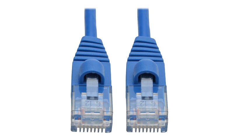 Eaton Tripp Lite Series Cat6a 10G Snagless Molded Slim UTP Ethernet Cable (RJ45 M/M), Blue, 3 ft. (0,91 m) - patch cable