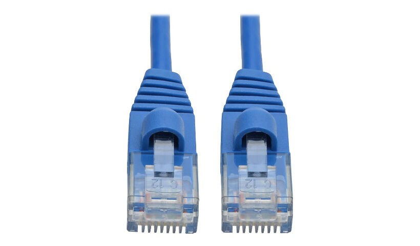 Eaton Tripp Lite Series Cat6a 10G Snagless Molded Slim UTP Ethernet Cable (RJ45 M/M), Blue, 6 ft. (1.83 m) - patch cable