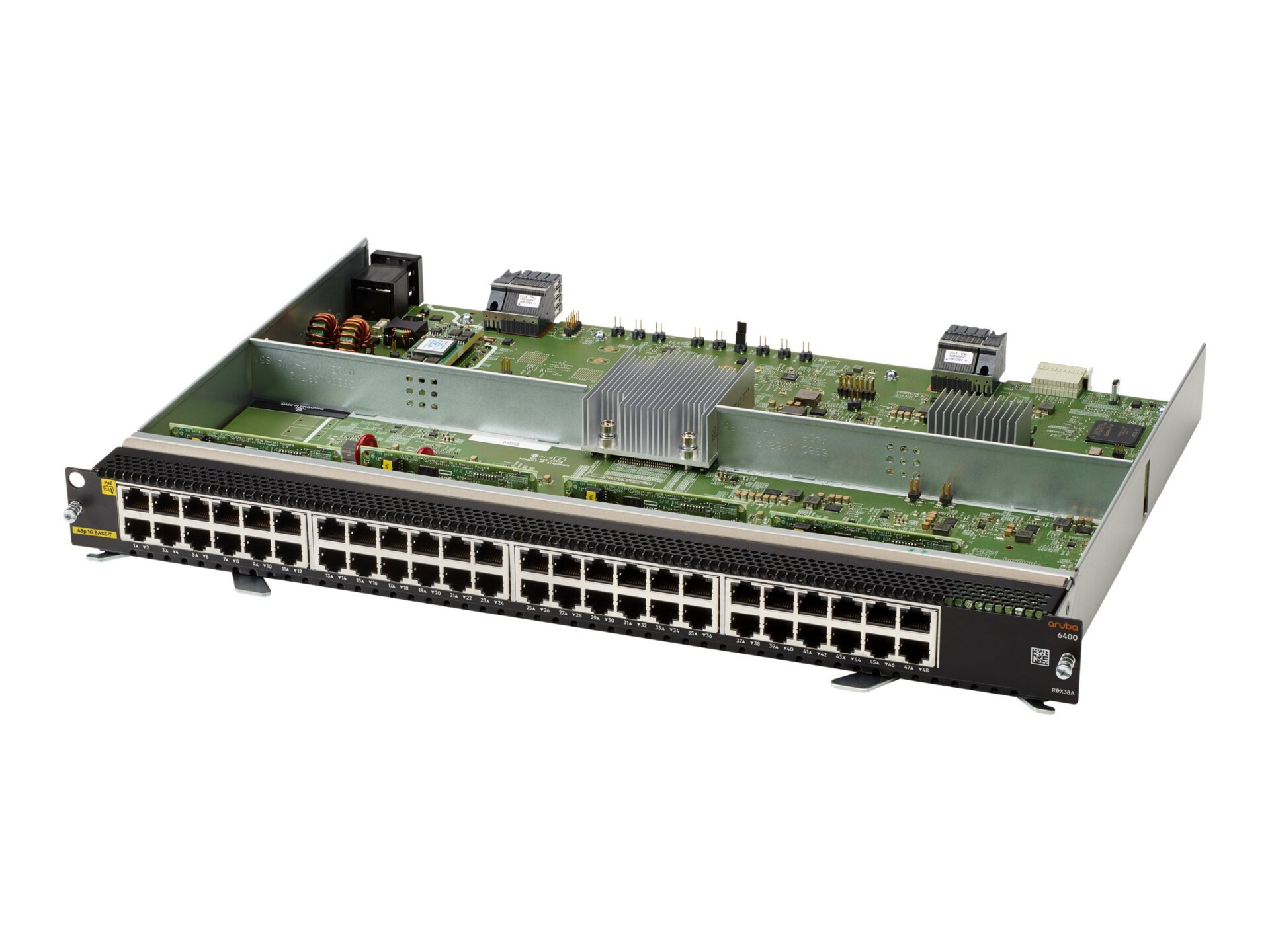 HPE Aruba 6400 - expansion module - Gigabit Ethernet (PoE) x 48