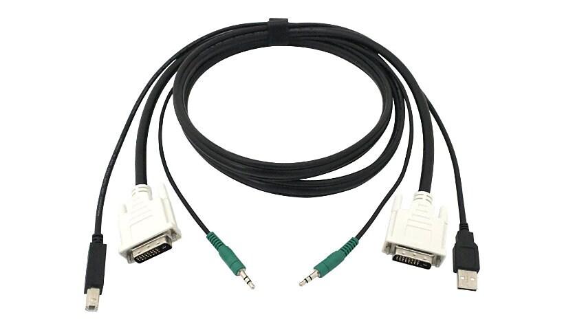 Black Box - video / USB / audio cable - 10 ft