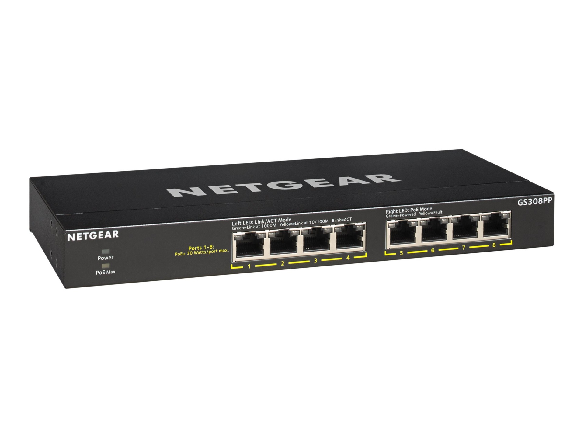 NETGEAR 8-Port PoE+ Gigabit Ethernet Unmanaged Essentials Switch