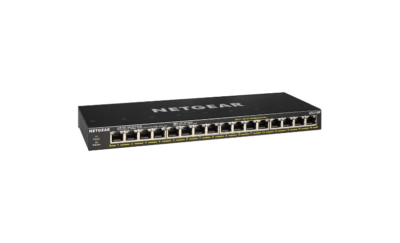 NETGEAR: Networking Products Made For You. 16-Port Gigabit Ethernet  PoE/PoE+ Switch