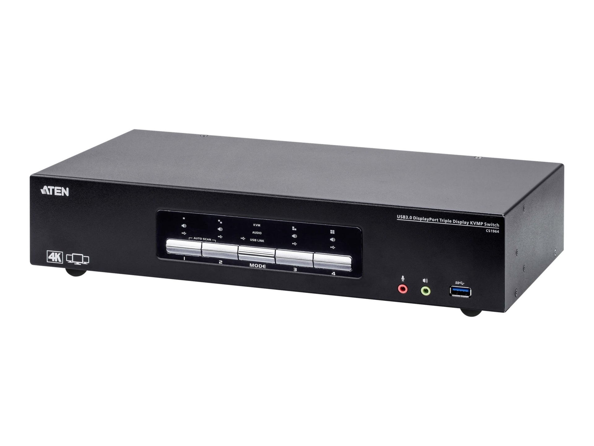 ATEN CS1964 - KVM / audio / USB switch - 4 ports