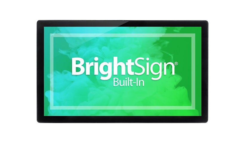 Bluefin BrightSign Built-In 21.5" Touch PoE Finished - 21.5" LCD flat panel display - Full HD - for digital signage