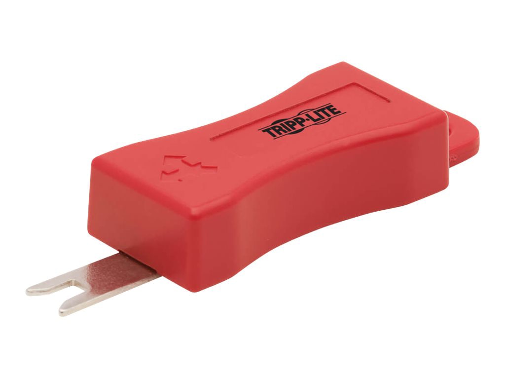 Tripp Lite Security Key for Rj45 Plug Locks & Locking Inserts Red 2 Pack