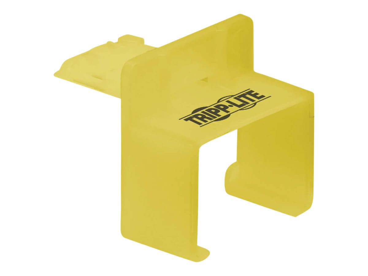 Eaton Tripp Lite Series Universal RJ45 Plug Locks, Yellow, 10 Pack - cable removal lock