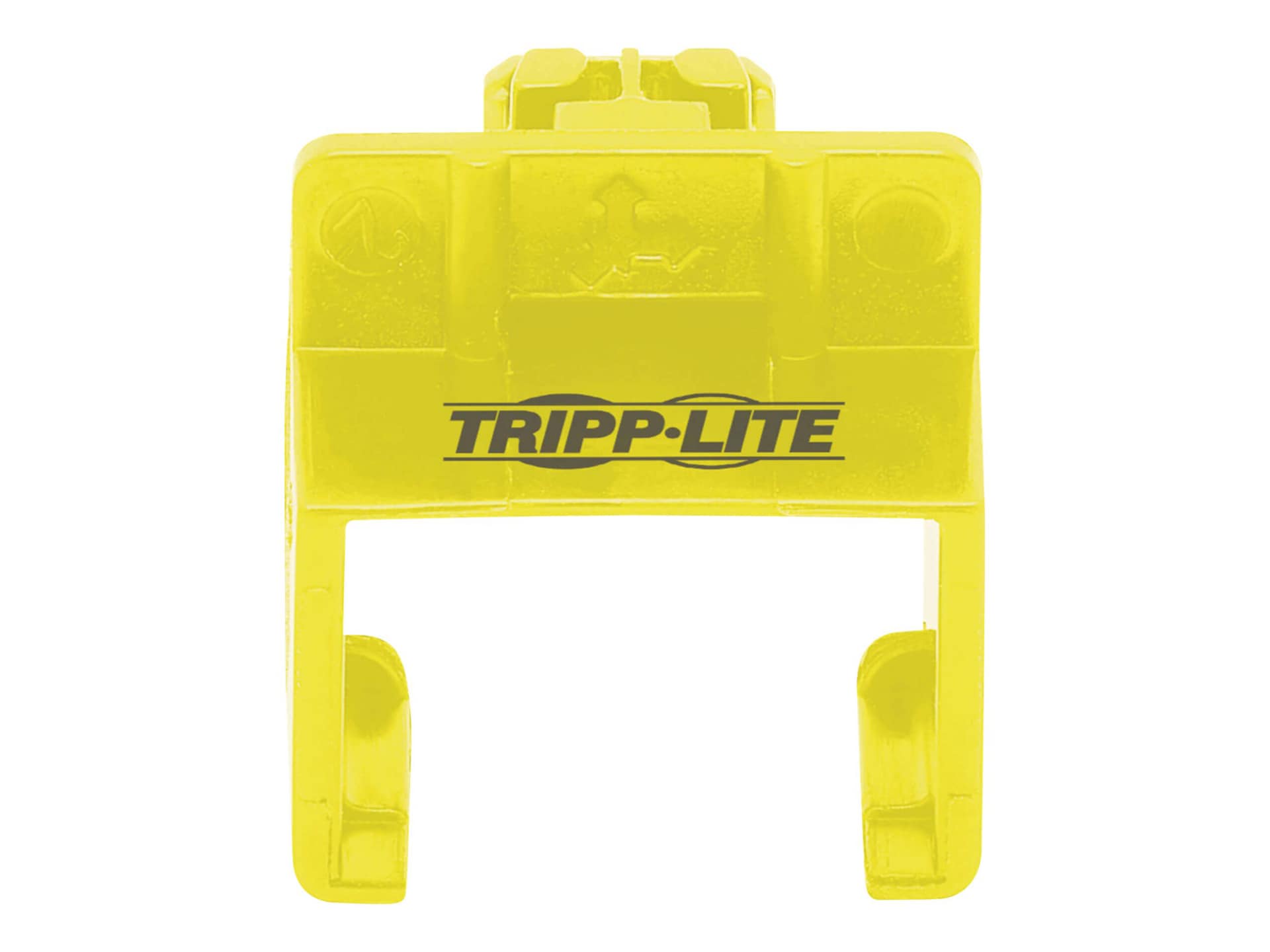 Tripp Lite Universal RJ45 Locking Insert Patch Panel Wall Plate Yellow 10Pk