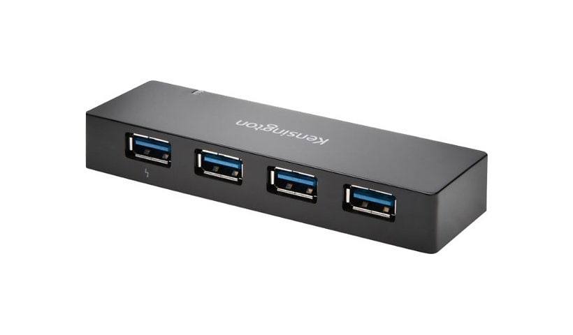 Kensington UH4000C USB 3.0 4-Port Hub + Charging - hub - 4 ports