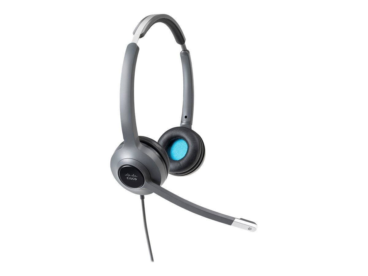 Cisco 522 Series Headset with 3.5mm Connector and USB-C Adapter