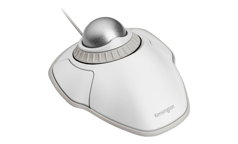 Kensington Orbit with Scroll Ring - trackball - USB - white 