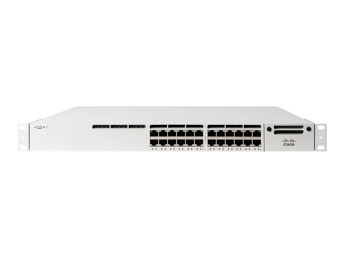 Cisco Meraki Cloud Managed MS390-24P - switch - 24 ports - managed - rack-m