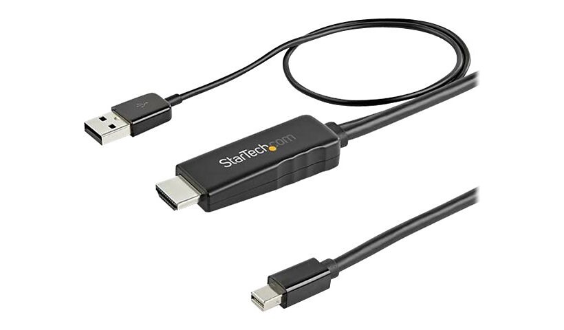 StarTech.com 3' HDMI to Mini DisplayPort Cable 4K 30Hz - Active HDMI to mDP