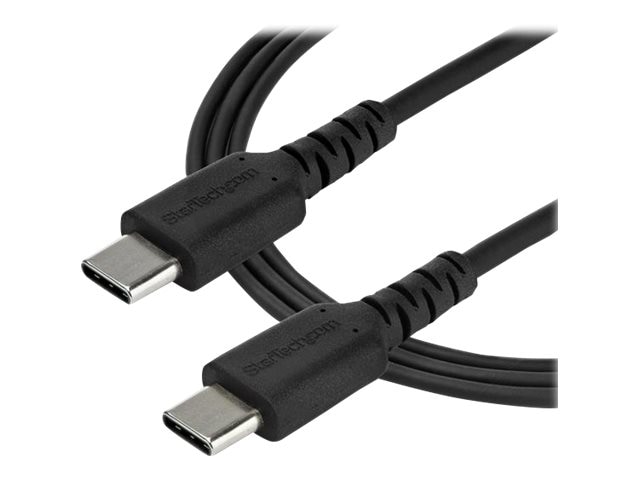 StarTech.com 2m USB C Charging Cable - Durable Aramid Fiber M/M 60W Black