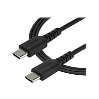 StarTech.com 2m USB C Charging Cable - Durable Fast Charge & Sync USB 2.0 Type C to C Charger Cord - TPE Jacket Aramid