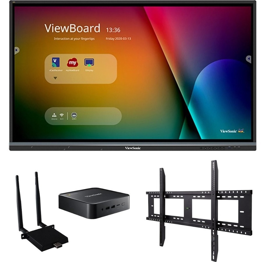 ViewSonic IFP8650-C1 - 86" ViewBoard Interactive Flat Panel Bundle
