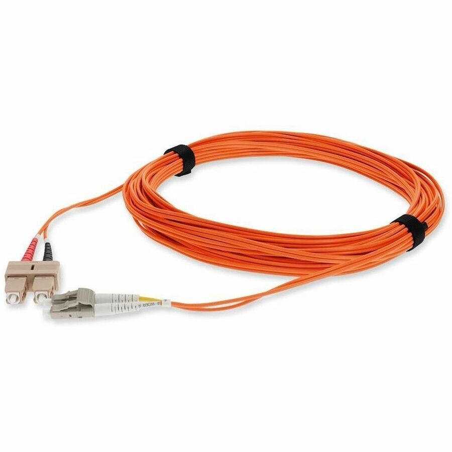 Proline 5m SC to LC Orange OM4 Duplex OFNR (Riser-Rated) Fiber Patch Cable
