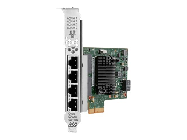 HPE I350-T4 - network adapter - PCIe 2.0 x4 - Gigabit Ethernet x 4