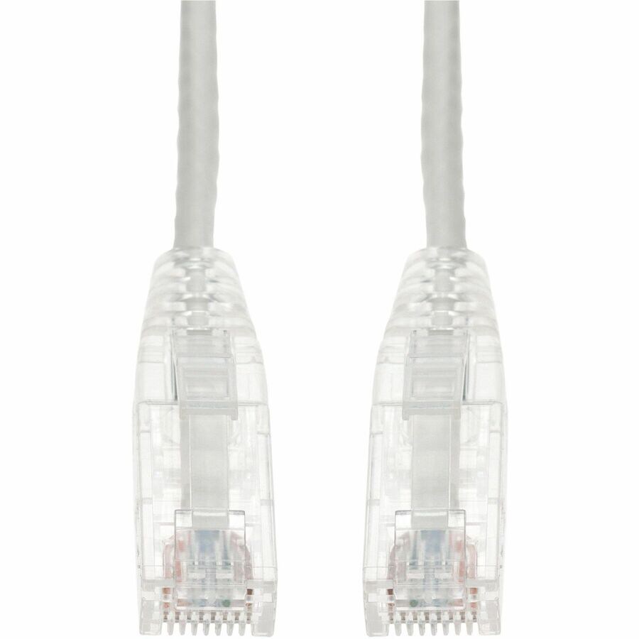 Proline 6in RJ-45 (M)/RJ-45 (M) Straight White Cat6 Slim UTP PVC Cable