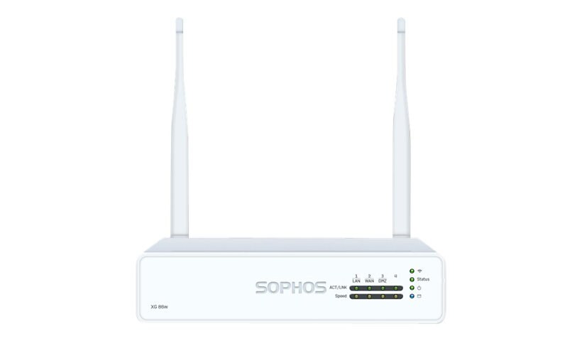 Sophos XG 86w Rev. 1 - dispositif de sécurité - Wi-Fi 5 - avec 3 ans de protection TotalProtect