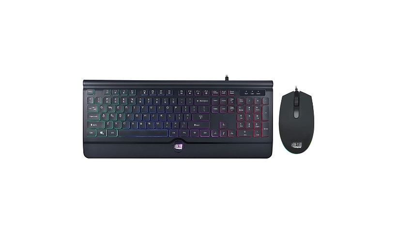 Adesso EasyTouch 137CB - keyboard and mouse set - US