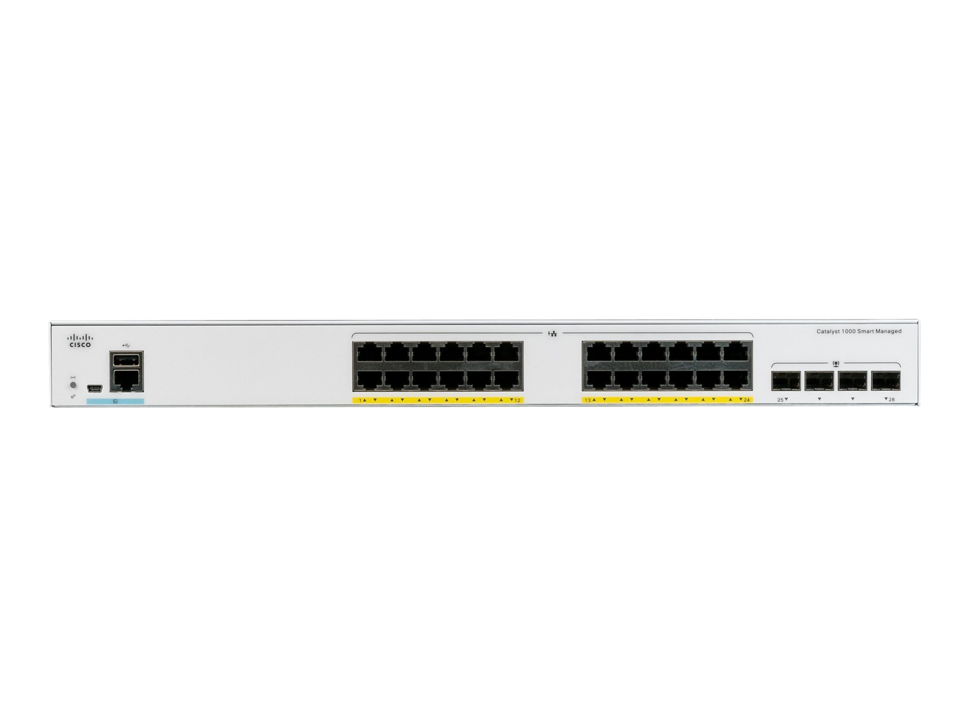 Cisco Catalyst 1000-24P-4G-L - switch - 24 ports - managed - rack-mountable