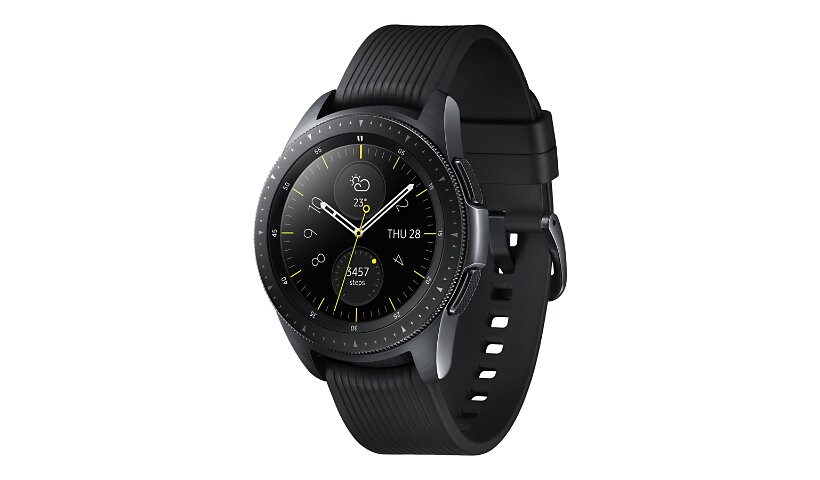 Samsung Galaxy Watch - midnight black - smart watch with band - 4 GB