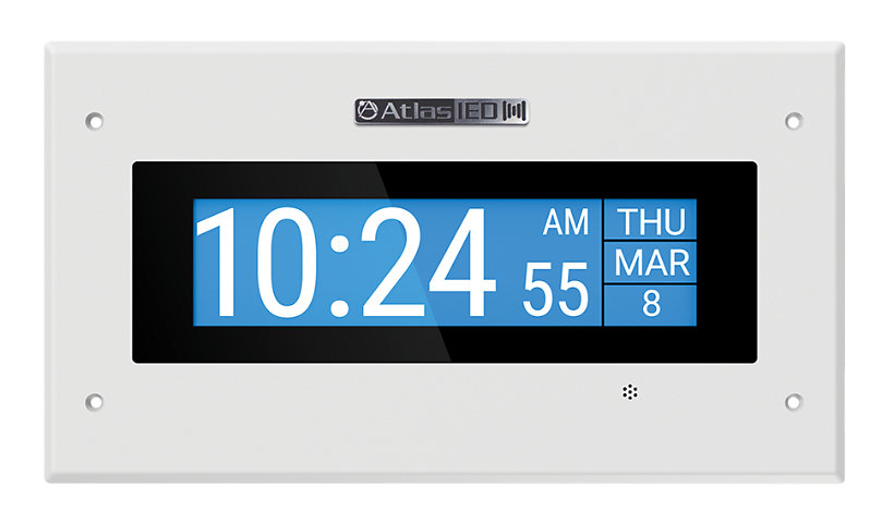 AtlasIED PoE+ Indoor Wall Mount LCD Endpoint with Talkback Microphone