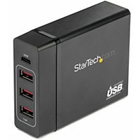 StarTech.com USB-C Charging Station w/ PD 72W USB-C + USB-A Portable USB-C Power Adapter/Charger