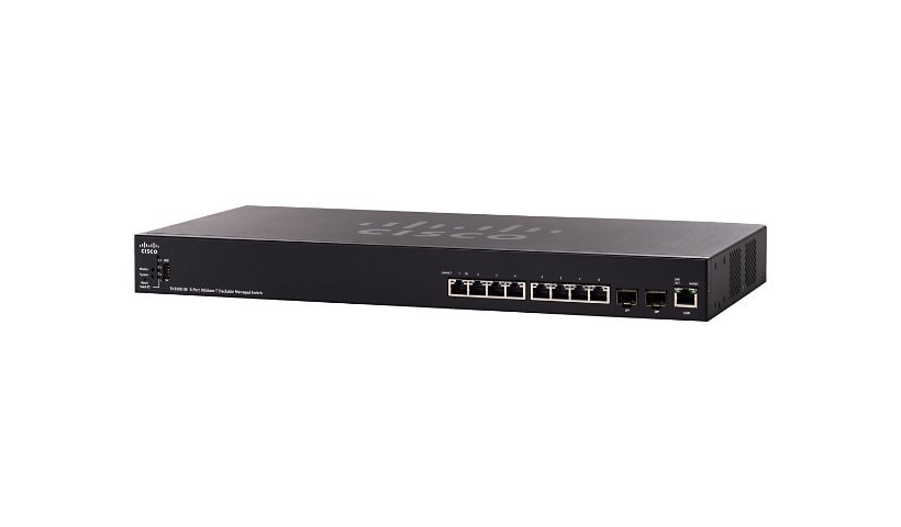 Cisco SX350X-08 - switch - 8 ports - managed - rack-mountable