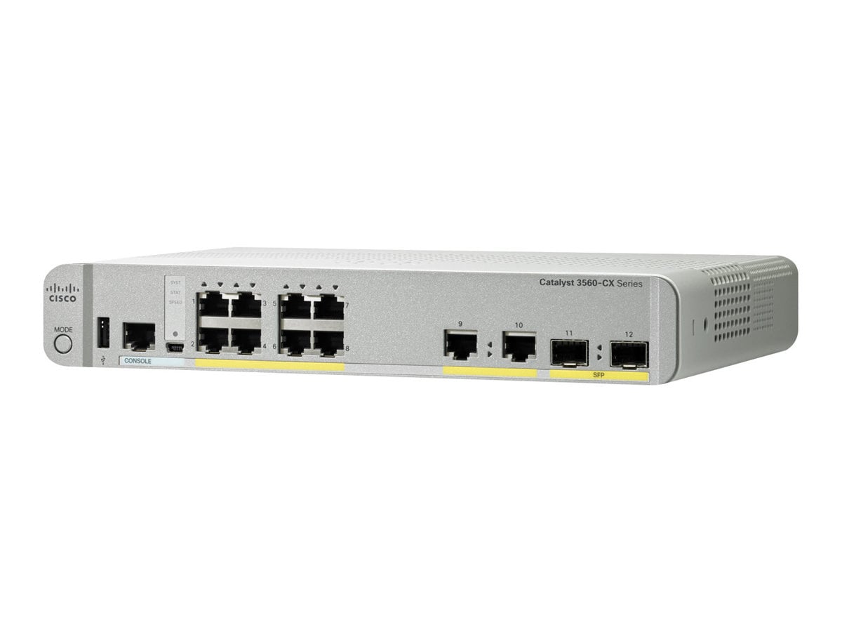 Cisco Catalyst 3560CX-8PC-S - switch - 8 ports - managed - TAA Compliant