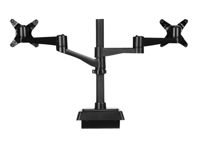 VARIDESK Dual Monitor Arm 180 Degree mounting kit - adjustable arm - for 2 LCD displays - black