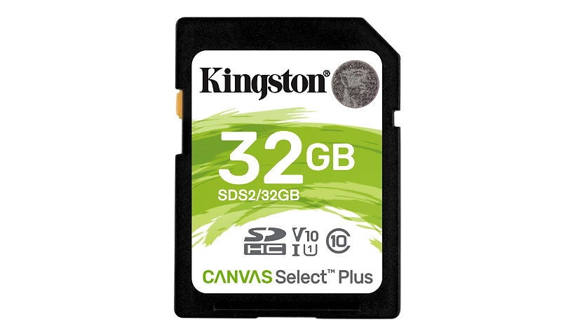 Kingston Canvas Select Plus - carte mémoire flash - 32 Go - SDHC UHS-I