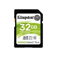 Kingston Canvas Select Plus - carte mémoire flash - 32 Go - SDHC UHS-I